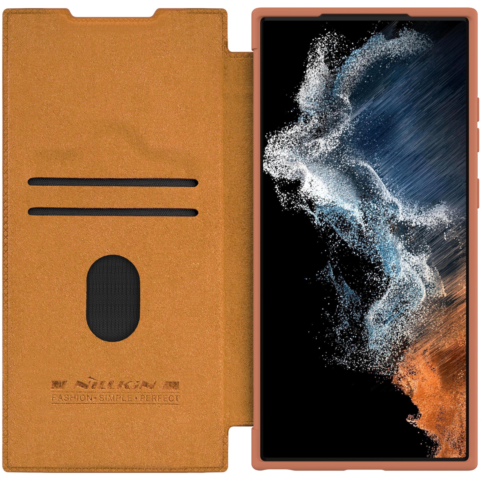 NILLKIN Qin Pro Series for Samsung Galaxy S23 Ultra PU Leather Card Holder Protective Case Slide Lens Protection Phone Cover NILLKIN Qin Pro Series for Samsung Galaxy S23 Ultra PU Leather Card Holder Protective Case Slide Lens Protection Phone Cover